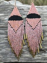 Load image into Gallery viewer, Pink Dream Beaded Earrings