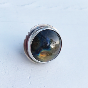 Large Labradorite Ring