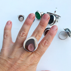 Large Jasper Ring