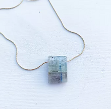 Load image into Gallery viewer, Small Green Kyanite Necklace