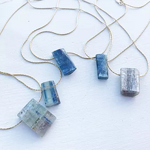 Load image into Gallery viewer, Small Green Kyanite Necklace