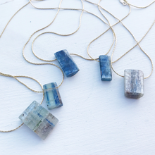 Load image into Gallery viewer, Small Blue Kyanite Necklace