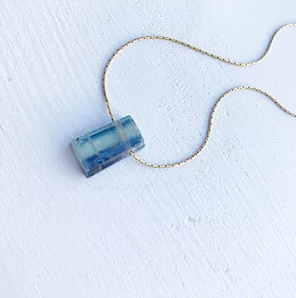 Small Blue Kyanite Necklace