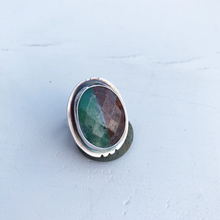 Load image into Gallery viewer, Two tone Chrysoprase ring