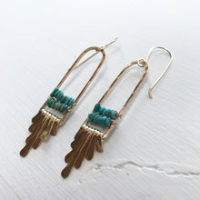 Load image into Gallery viewer, Turquoise Mosaic Earrings