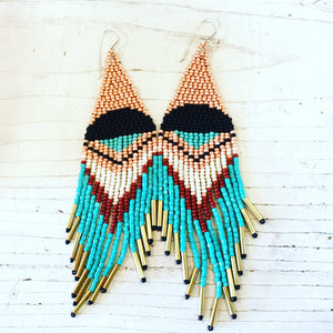 Desert moon earrings