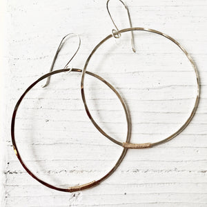 Simply Silver Hoops